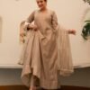 Amber Chanderi Anarkali Kurta Set with Dupatta and Pants